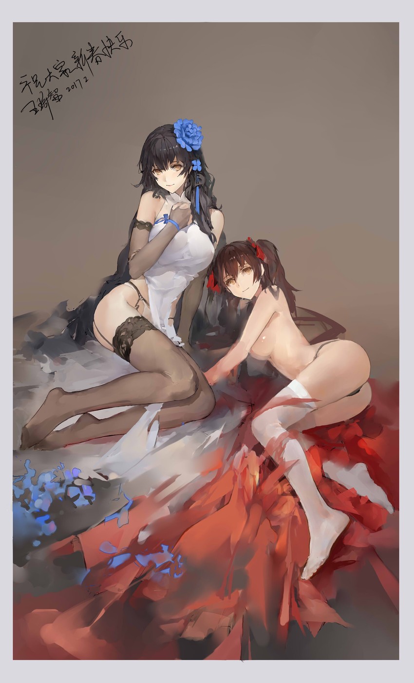 type 95 and type 97 (girls' frontline) drawn by ittou