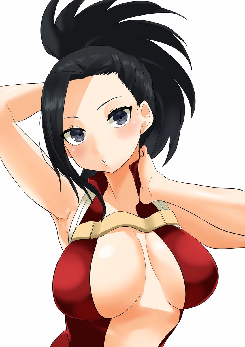 yaoyorozu momo (boku no hero academia) drawn by hotate-chan