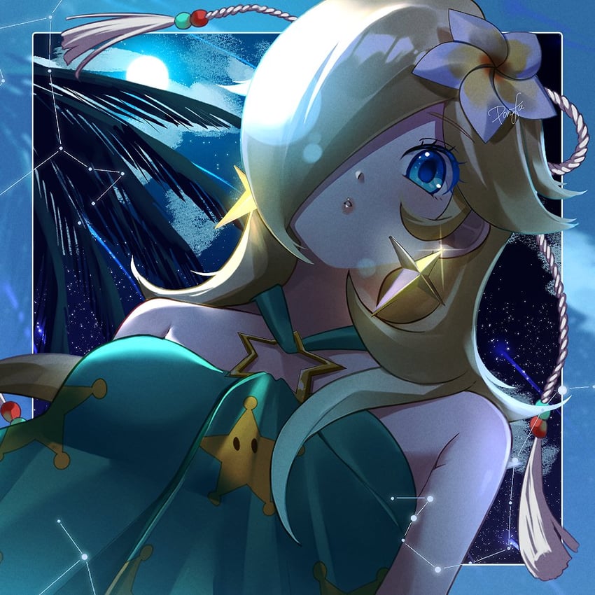 rosalina (mario and 2 more) drawn by ponfu_y
