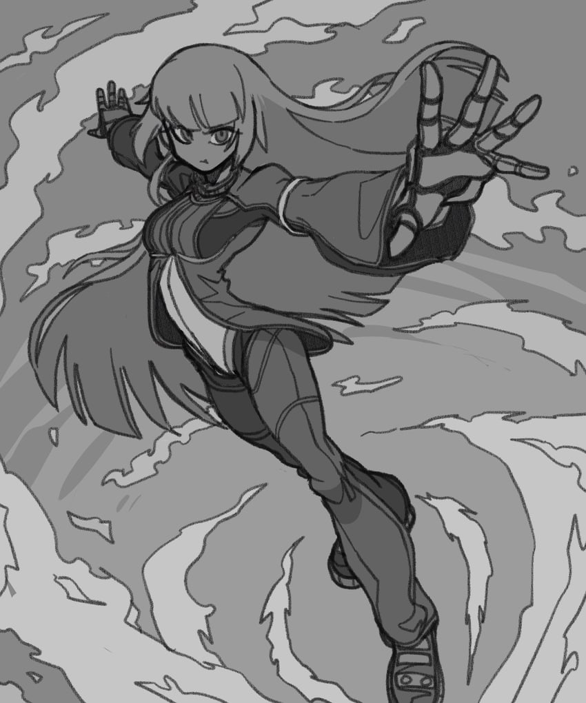 kula diamond (the king of fighters and 1 more) drawn by bone_nigi