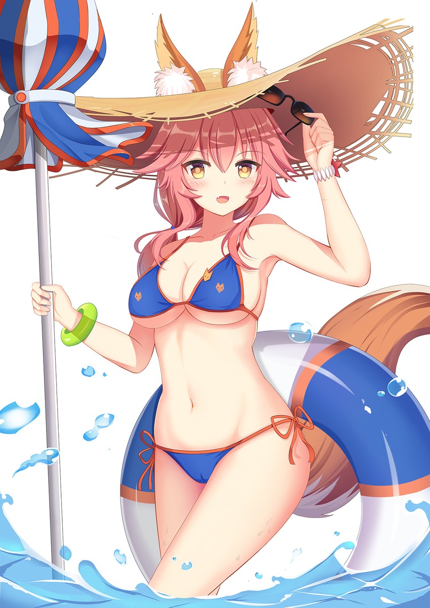 tamamo and tamamo no mae (fate and 1 more) drawn by muq
