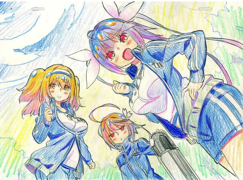 i-19, i-58, and i-26 (kantai collection) drawn by 26_(sister_freedom)