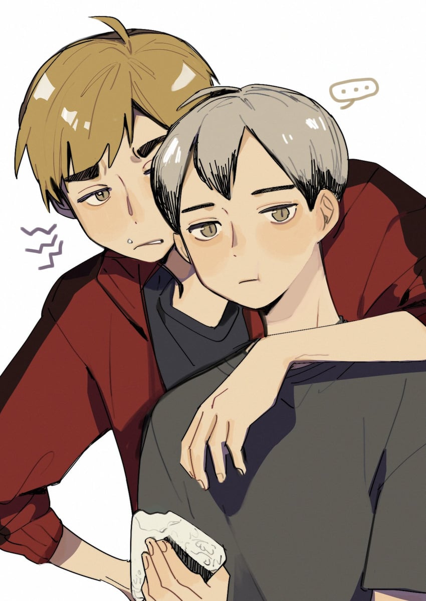 miya atsumu and kita shinsuke (haikyuu!!) drawn by mi_tang