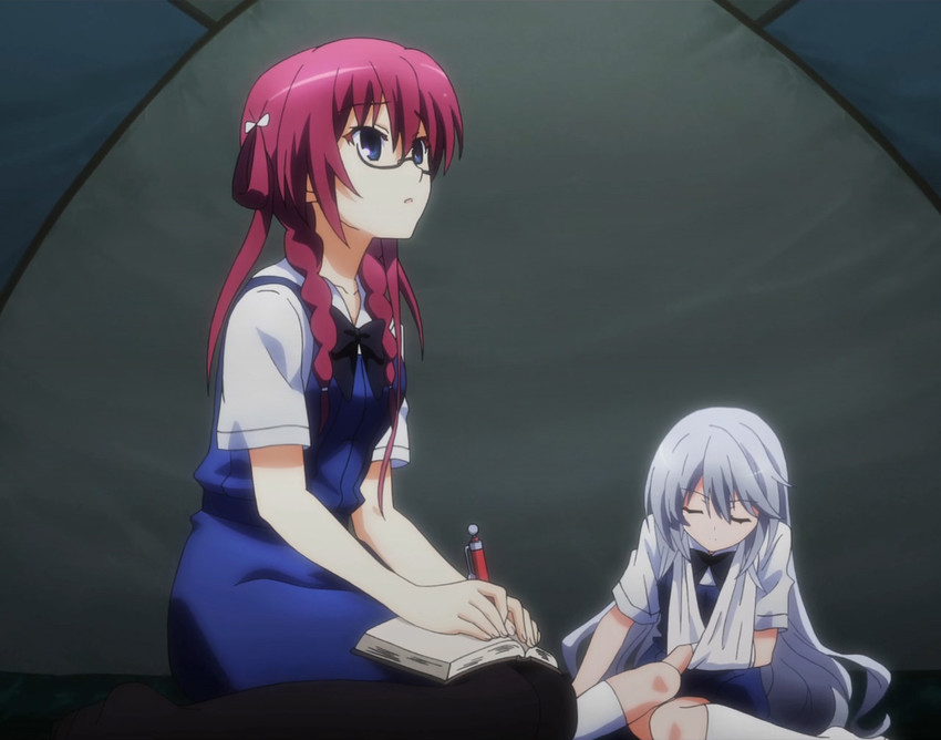 suou amane and kazami kazuki (grisaia and 1 more)