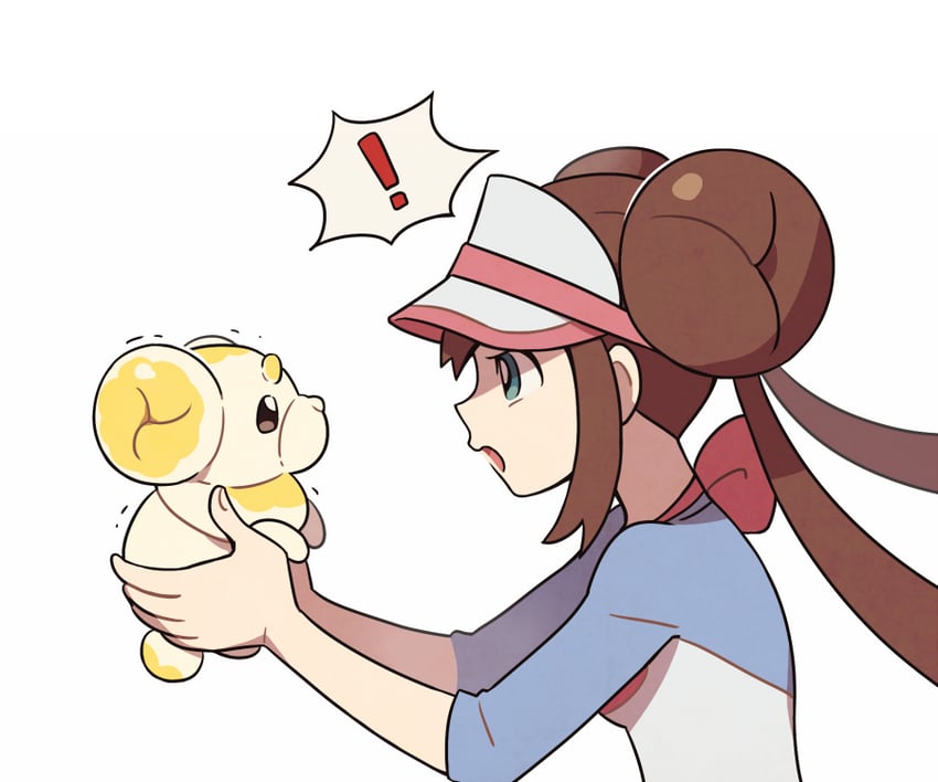 rosa and fidough (pokemon and 1 more) drawn by ssalbulre