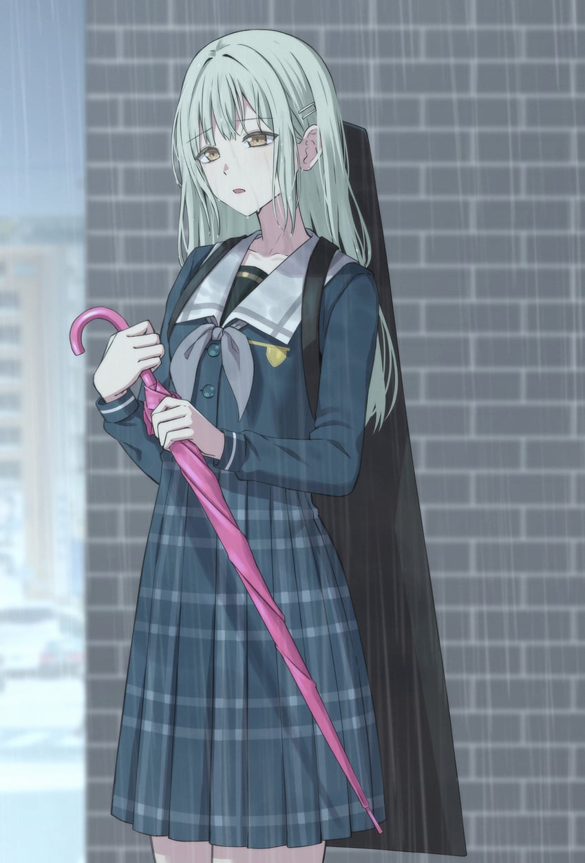 wakaba mutsumi (bang dream! and 1 more) drawn by ptal