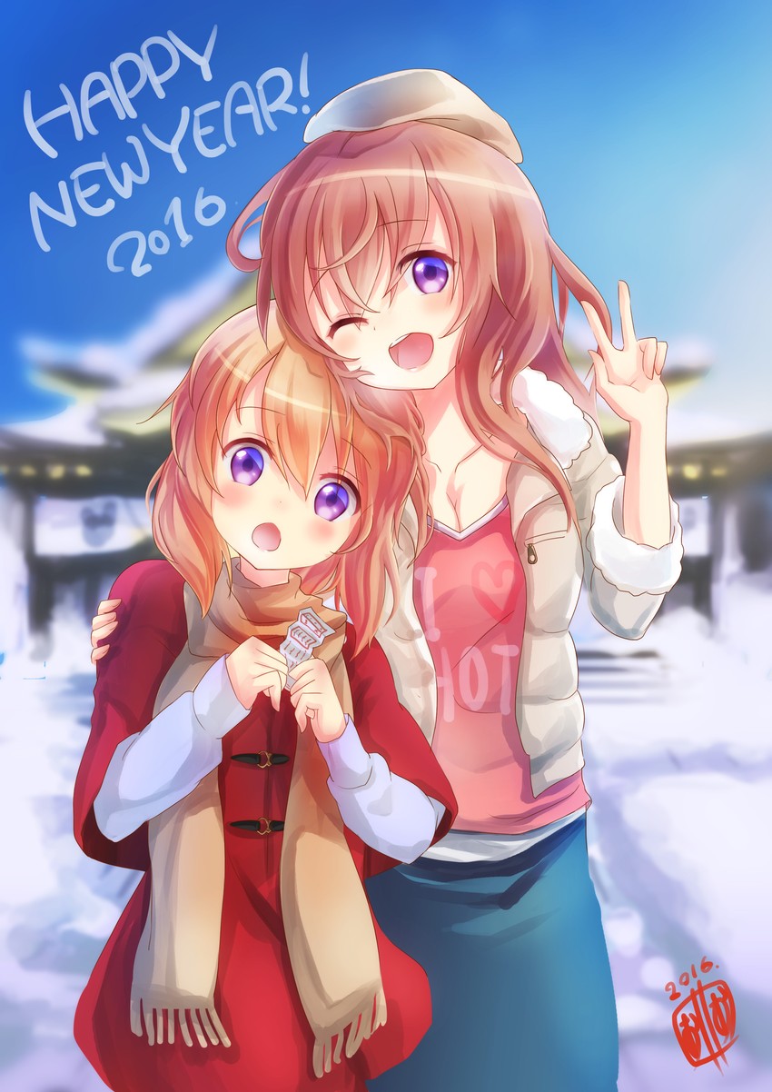 hoto cocoa and hoto mocha (gochuumon wa usagi desu ka?) drawn by osisio