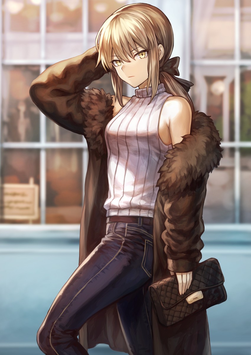 artoria pendragon and saber alter (fate and 1 more) drawn by mashutarou_(neko_no_oyashiro)