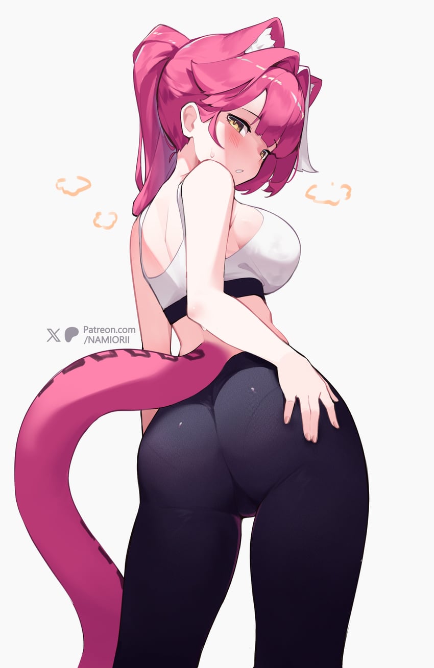 raora panthera (hololive and 1 more) drawn by namiorii