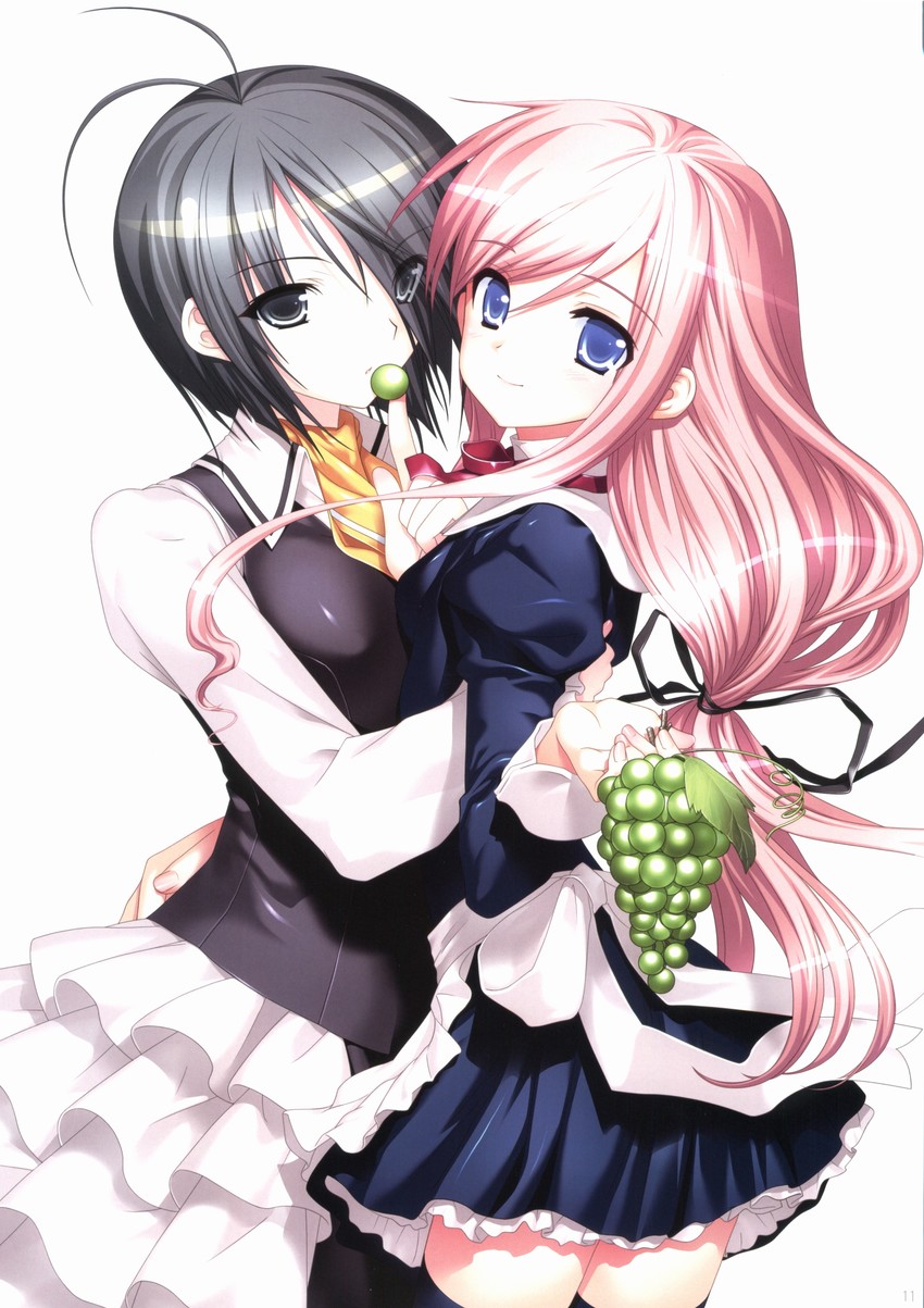 sakura nanako and kirishima sakura (sakura sakura) drawn by kasukabe_akira