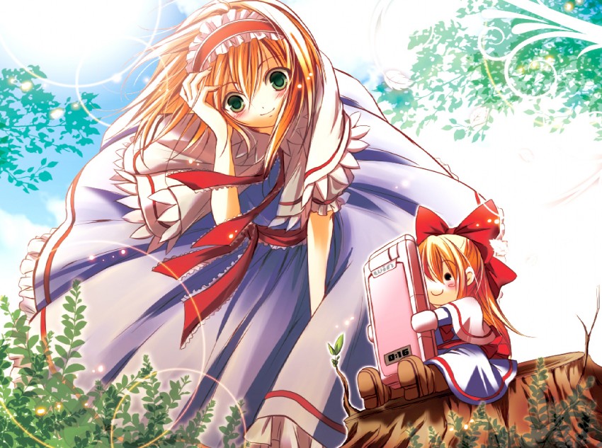 alice margatroid and shanghai doll (touhou) drawn by amamorient