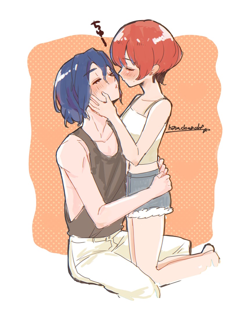 amate yuzuriha and shuji ito (gundam and 1 more) drawn by hinachanchi_ii