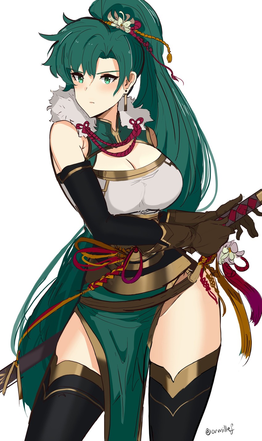 lyn (fire emblem and 2 more) drawn by ormille