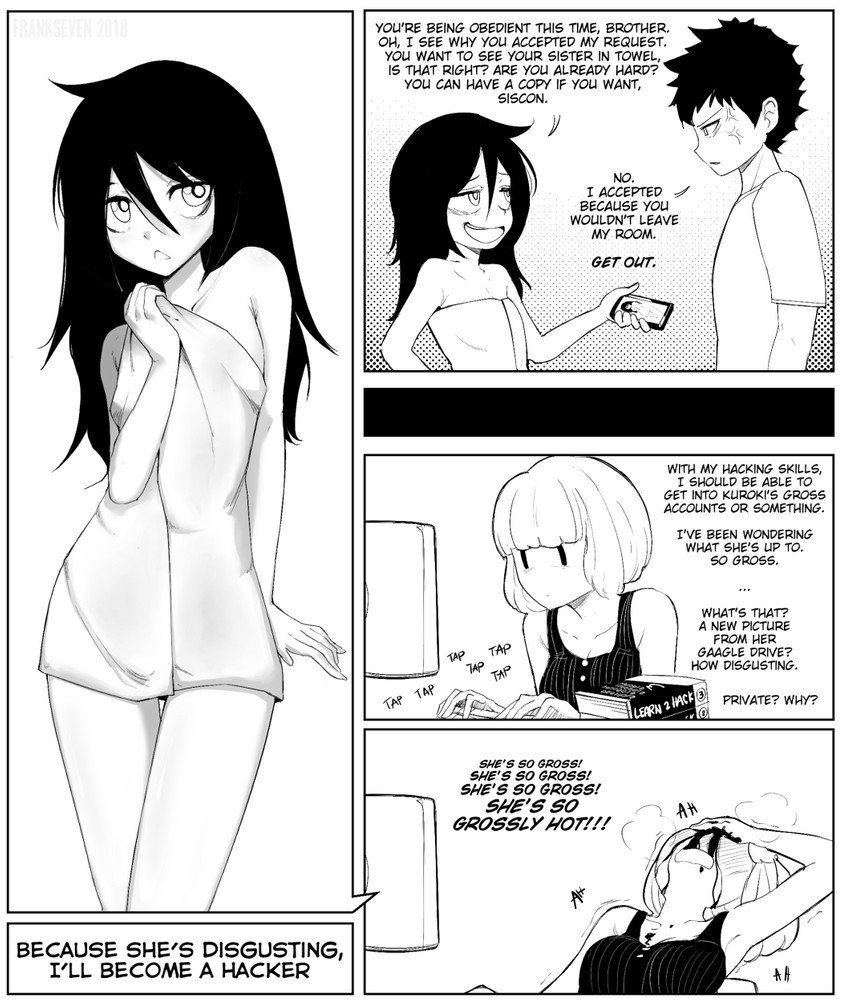 kuroki tomoko, uchi emiri, and kuroki tomoki (watashi ga motenai no wa dou kangaetemo omaera ga warui!) drawn by frankseven