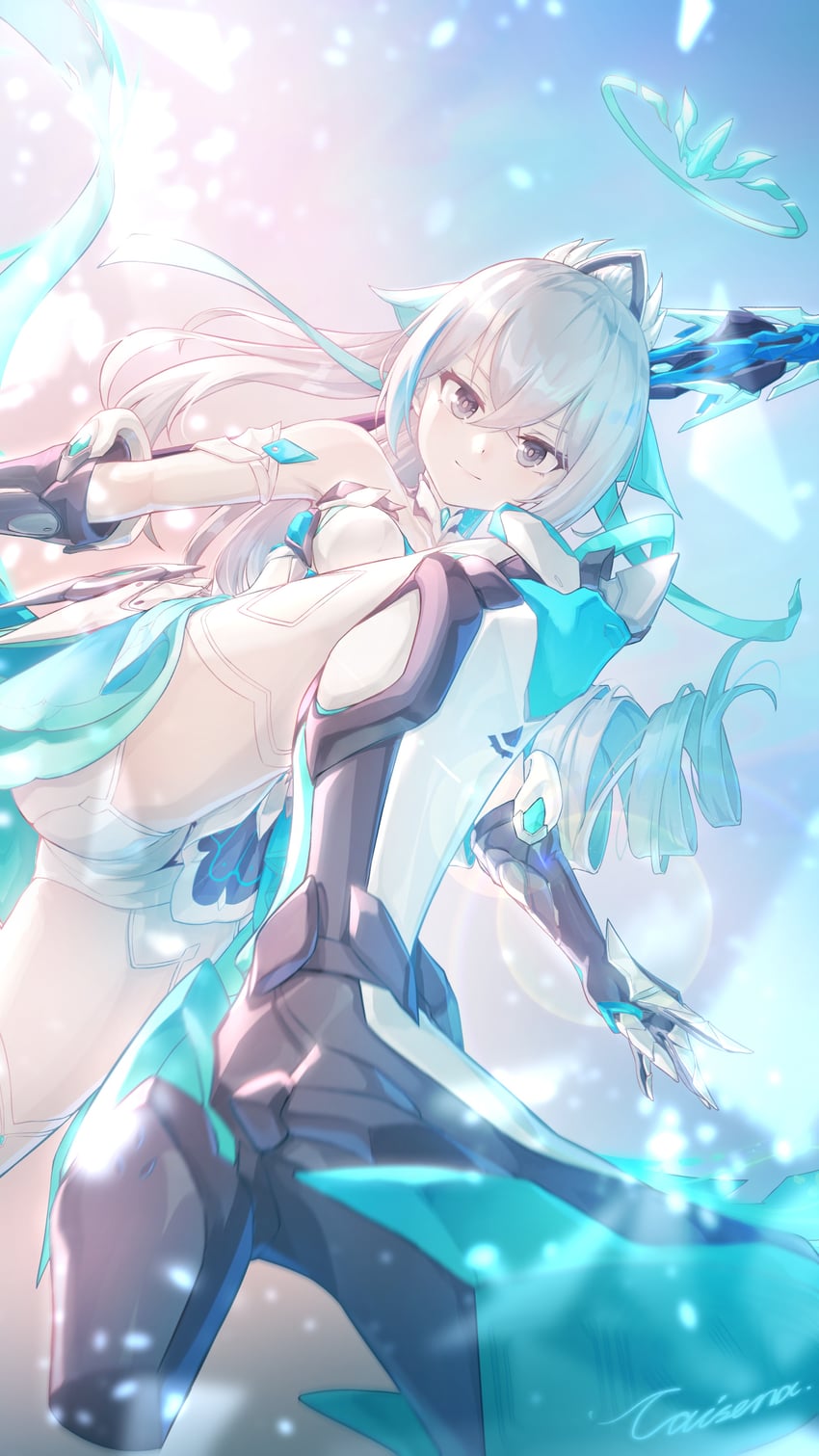 bronya zaychik (honkai and 1 more) drawn by caisena