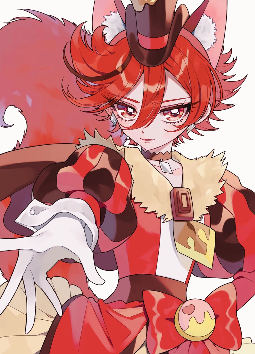 kenjou akira and cure chocolat (precure and 1 more) drawn by ao_(ao0_0nemu)
