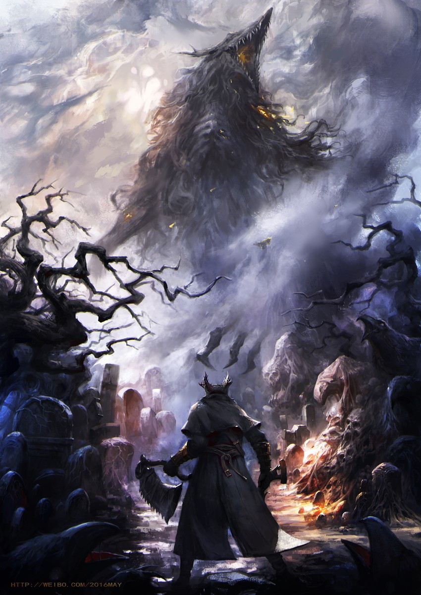 hunter and cleric beast (bloodborne) drawn by 2016may_(13038148)