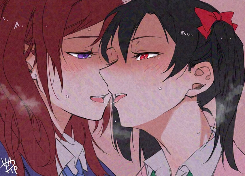 nishikino maki and yazawa nico (love live! and 1 more) drawn by surfacedxxc