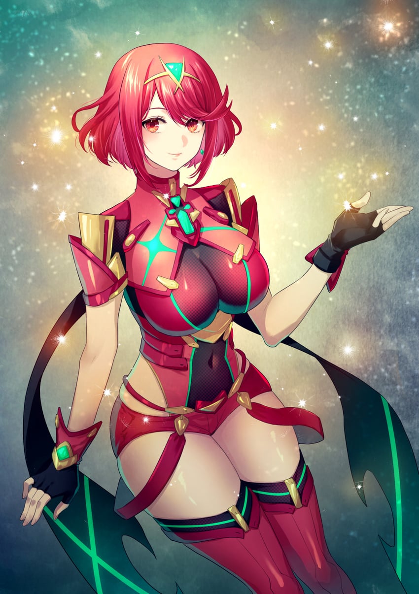 pyra (xenoblade chronicles and 1 more) drawn by toriko_momomo