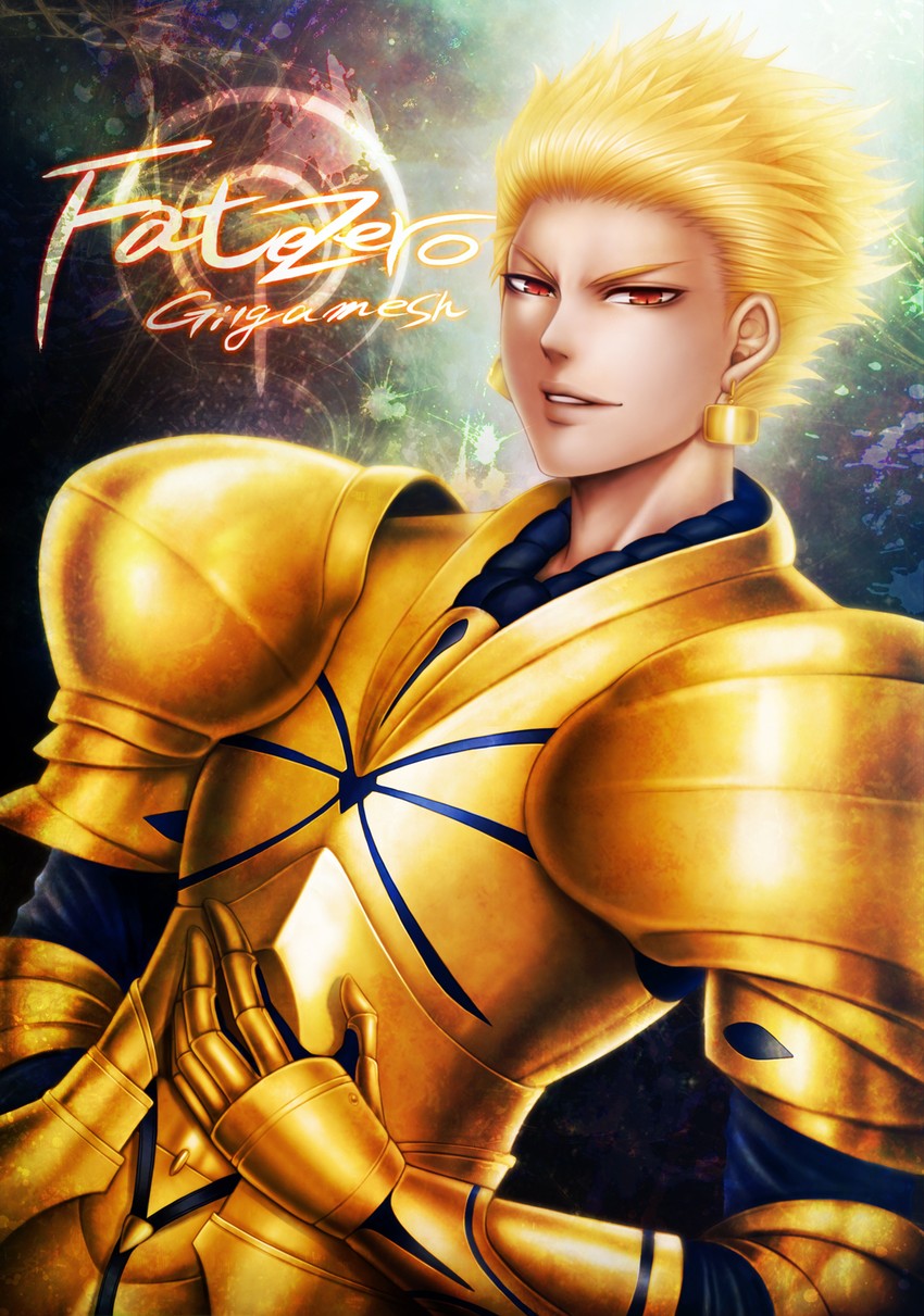 gilgamesh (fate and 1 more) drawn by momoman_(pink_voltage)