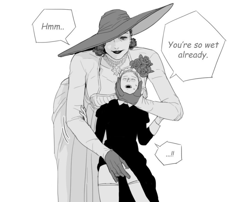 alcina dimitrescu (resident evil and 1 more) drawn by lucy_maud1