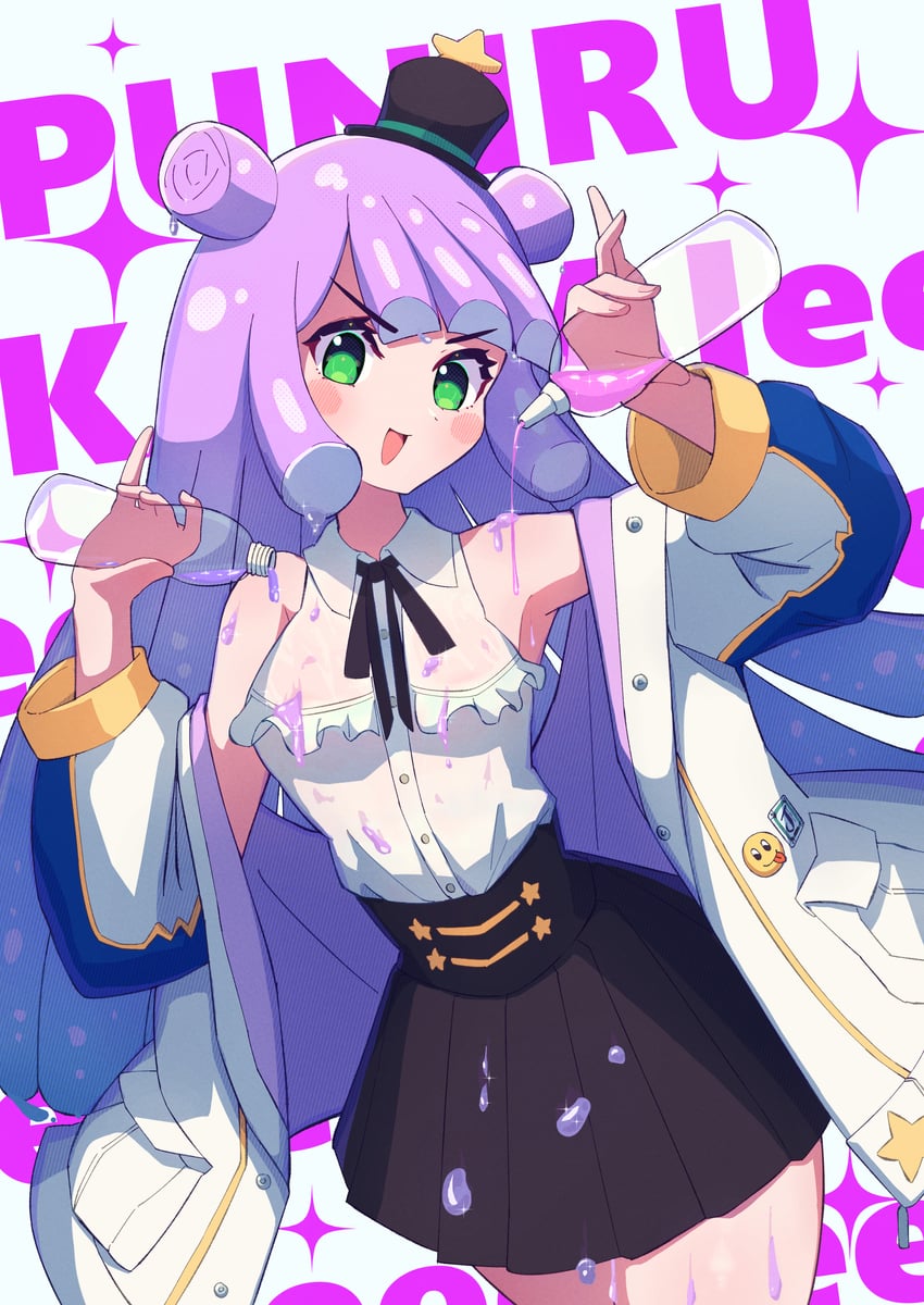puniru and slightly mature kawaii puniru (puniru wa kawaii slime) drawn by makolas97
