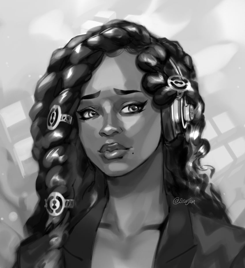 marina (splatoon and 1 more) drawn by stup-jam