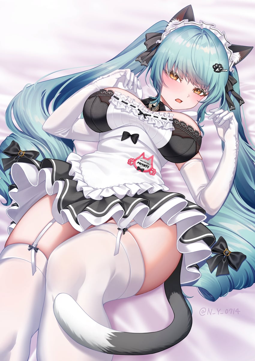 privaty (goddess of victory: nikke) drawn by yazuki_(n_y_0714)