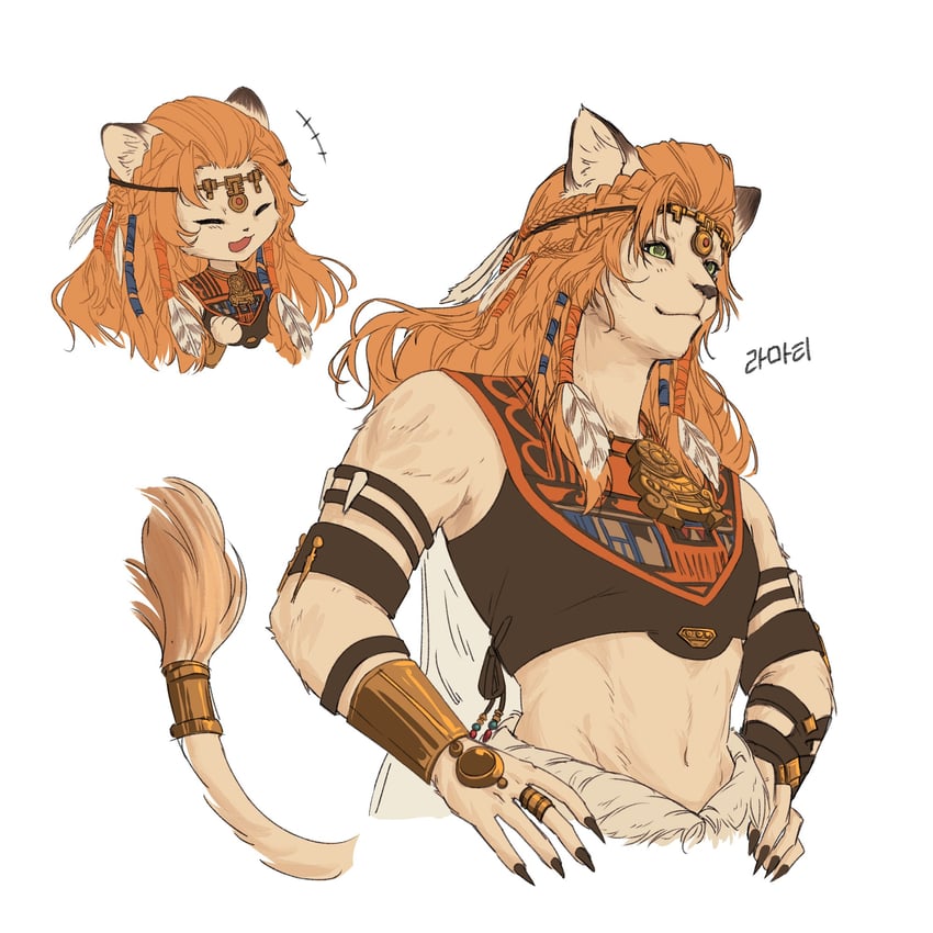 wuk lamat (final fantasy and 1 more) drawn by noranheart