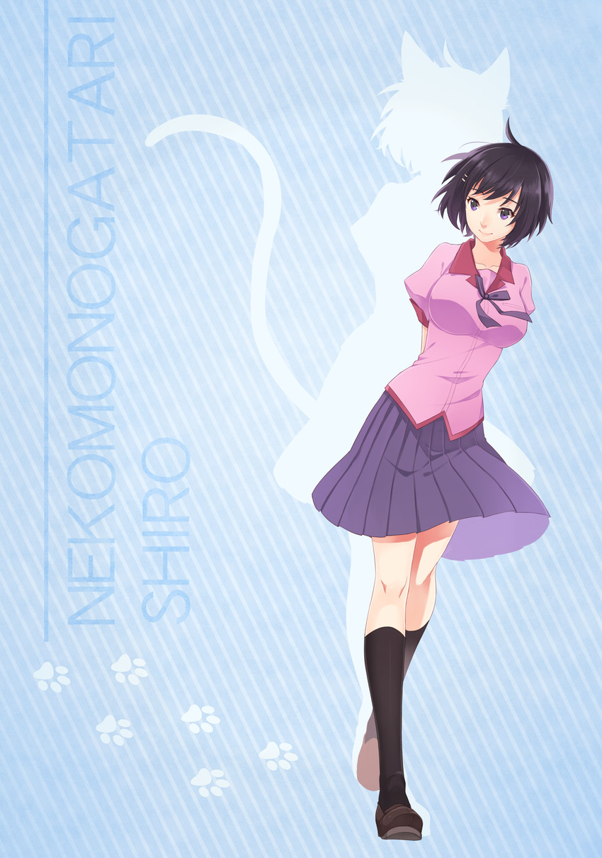 hanekawa tsubasa (monogatari and 1 more) drawn by neku_(nagisaniigawa)