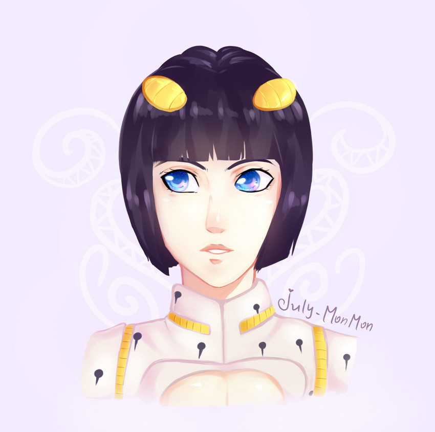bruno bucciarati (jojo no kimyou na bouken and 1 more) drawn by julia_gonzalez