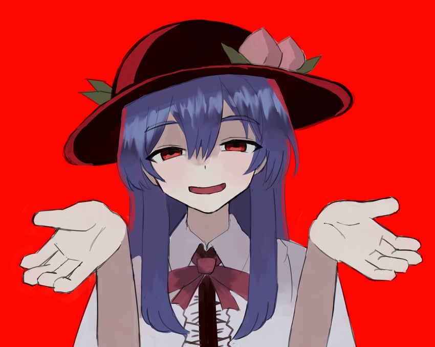 hinanawi tenshi and ichimura oma (touhou and 1 more) drawn by pro55h