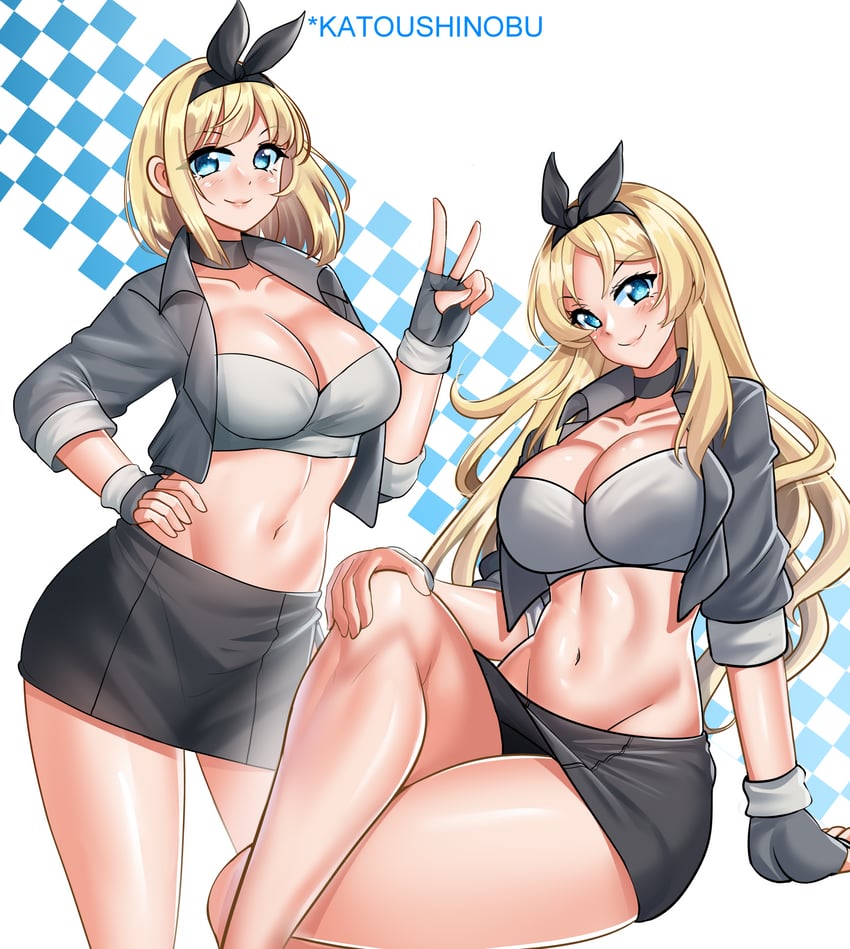 nelson and rodney (kantai collection) drawn by katou_shinobu