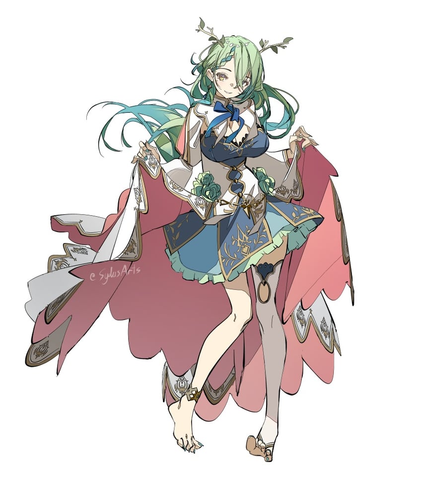 ceres fauna (hololive and 1 more) drawn by sydus
