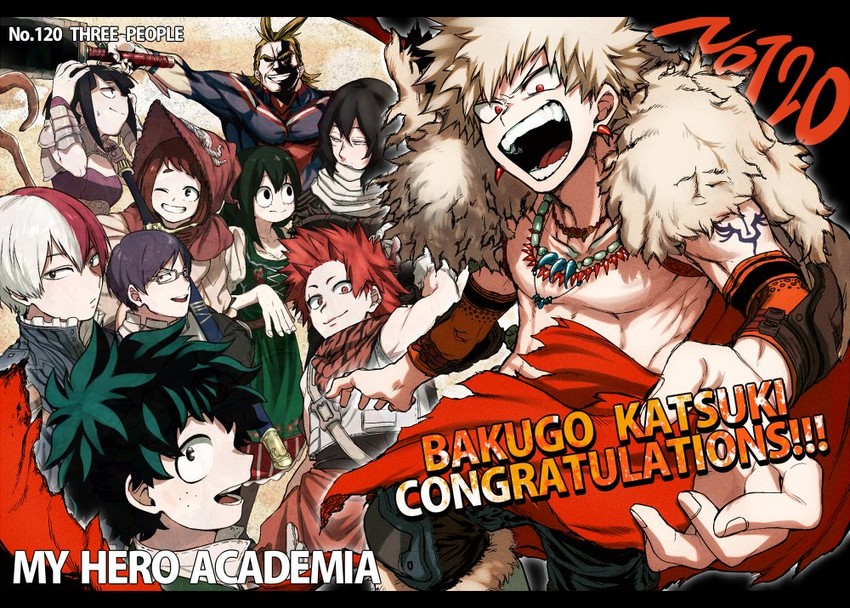 midoriya izuku, uraraka ochaco, bakugou katsuki, todoroki shoto, asui tsuyu, and 5 more (boku no hero academia) drawn by maneki-neko_(fujifuji)