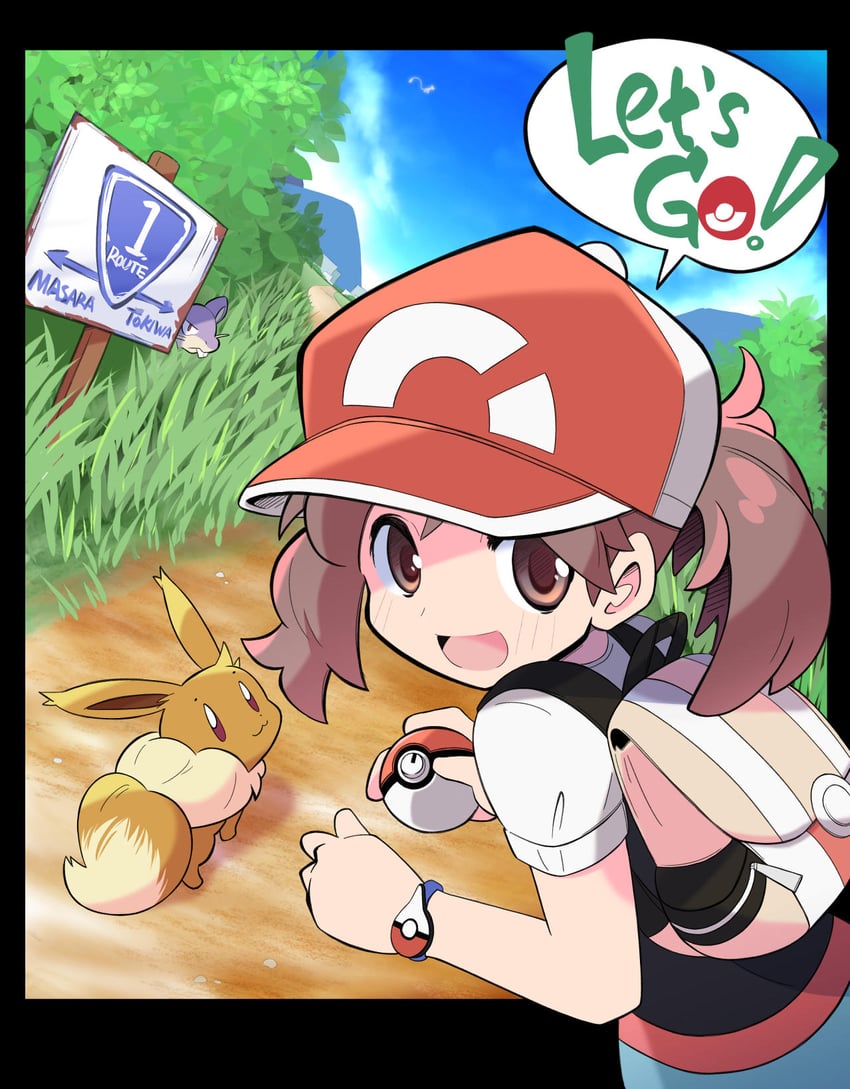 eevee, mew, rattata, and elaine (pokemon and 1 more) drawn by rascal_(feuille)