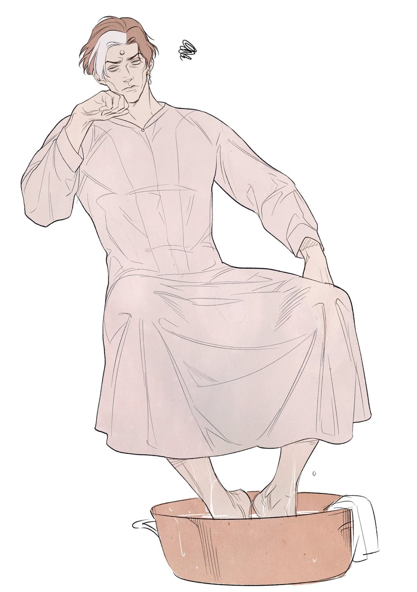 emet-selch (final fantasy and 1 more) drawn by 5altybitter5