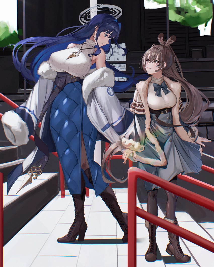 ouro kronii and nanashi mumei (hololive and 2 more) drawn by eipanguino