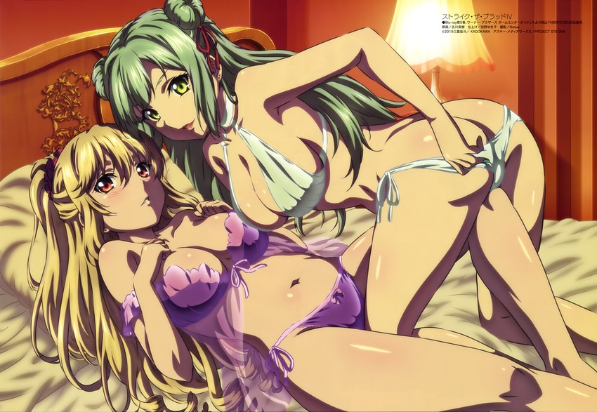 aiba asagi and giada kukulcan (megami magazine and 1 more) drawn by furukawa_hideki