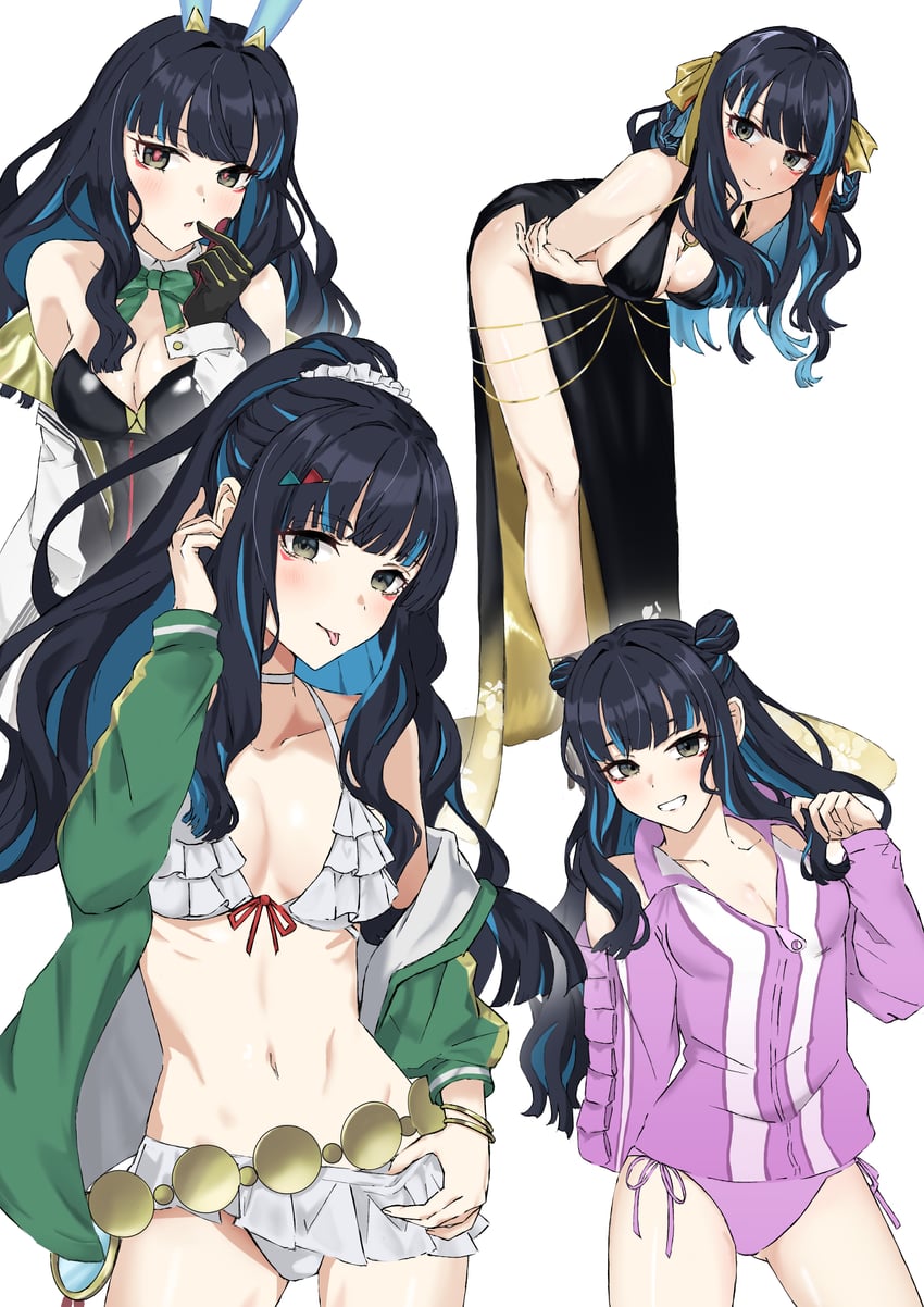 bb, tenochtitlan, bb dubai, and passionlip (fate and 1 more) drawn by sayatomo_(s0812t0718)