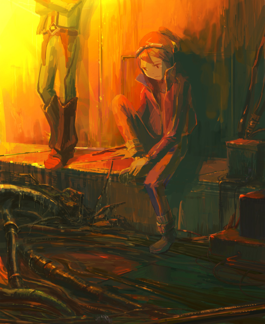 ryu and bosch 1/64 (breath of fire and 1 more) drawn by uzurara