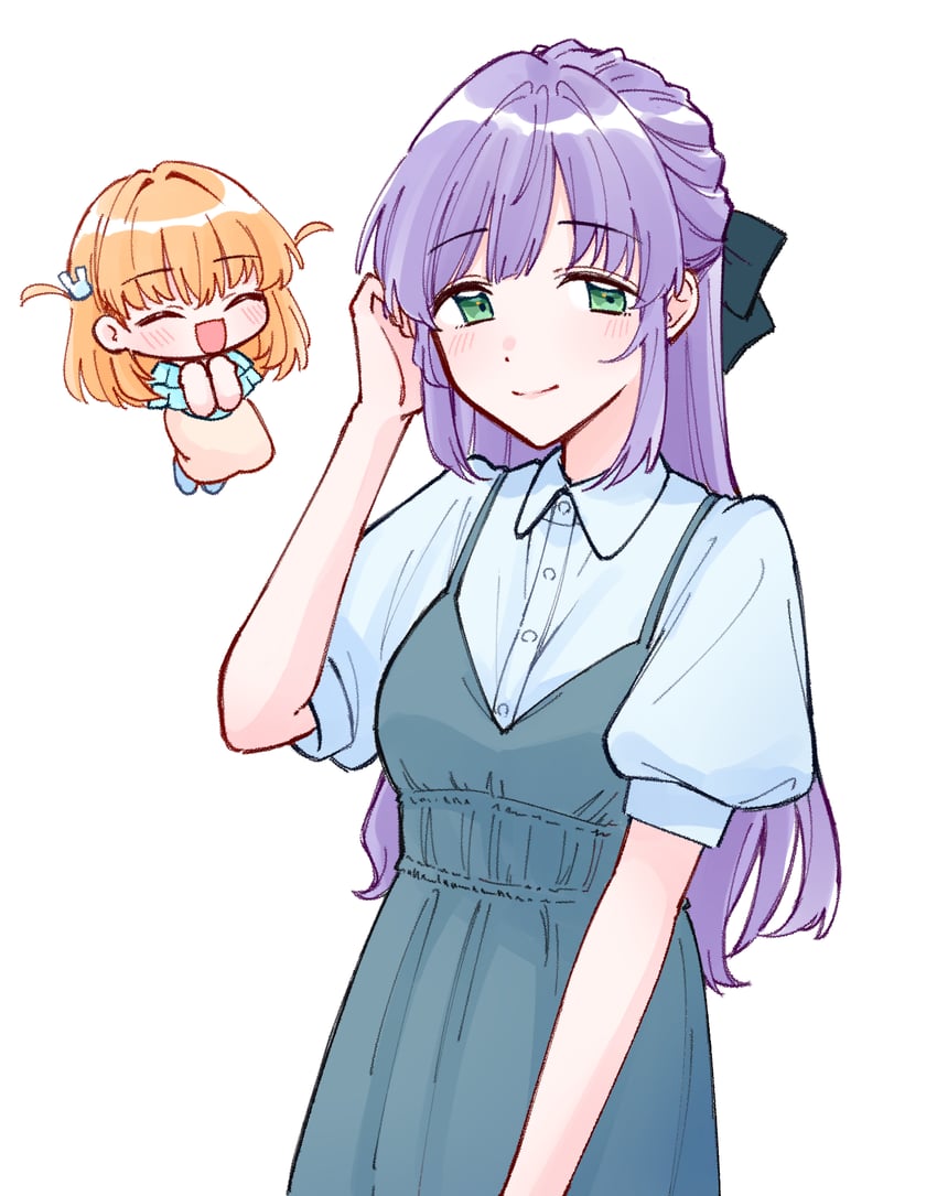 hinoshita kaho and otomune kozue (love live! and 1 more) drawn by zangemiya