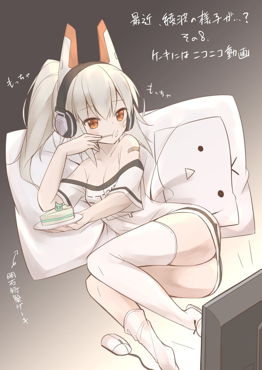 ayanami and terebi-chan (azur lane and 1 more) drawn by yukimi_ai_risu