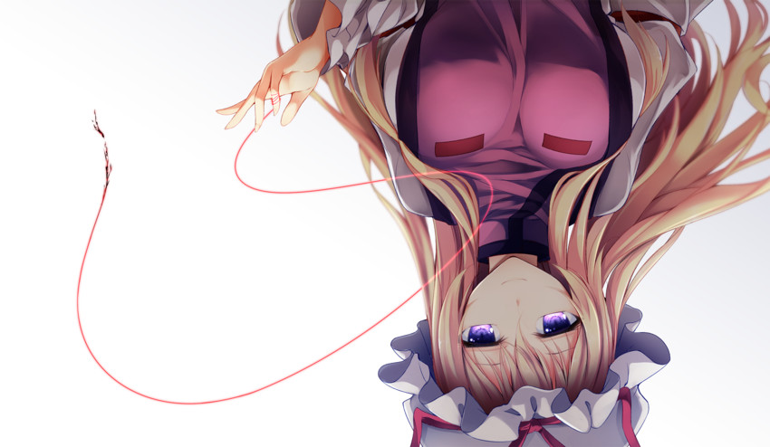 yakumo yukari (touhou) drawn by midori_(misuriru8)