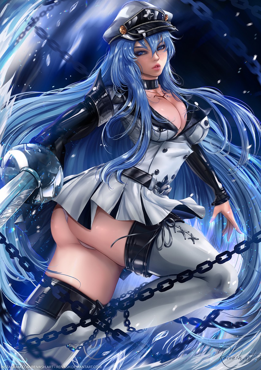 esdeath (akame ga kill!) drawn by javier_estrada
