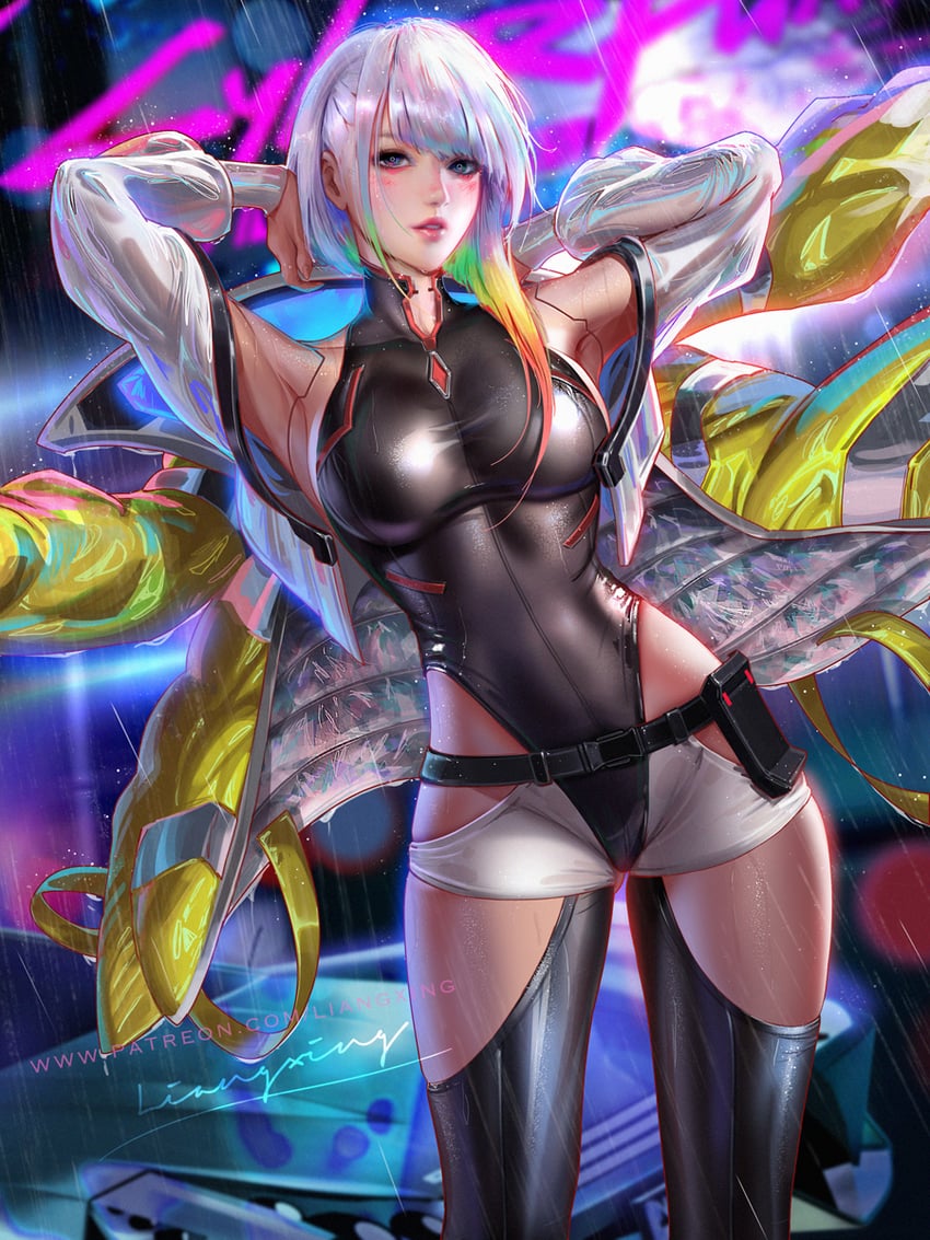 lucy (cyberpunk and 1 more) drawn by liang_xing