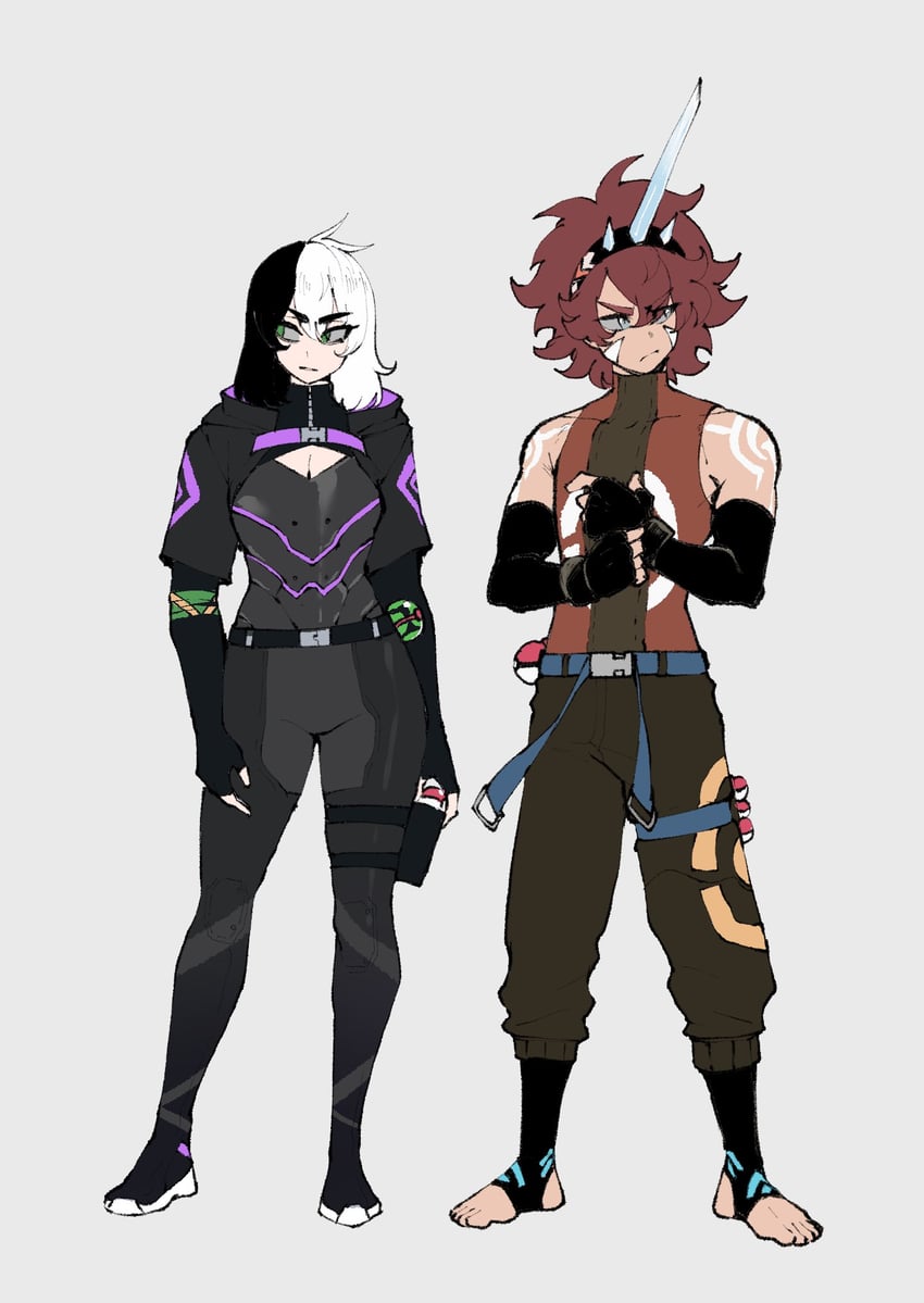 yorra villeneuve and suzuen (original and 1 more) drawn by nyantcha
