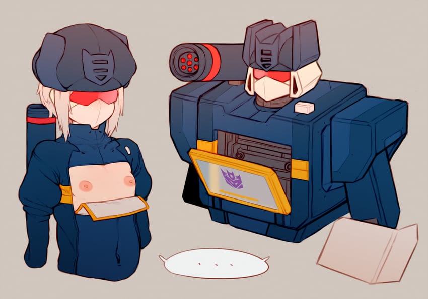 soundwave (transformers and 1 more) drawn by hans.b