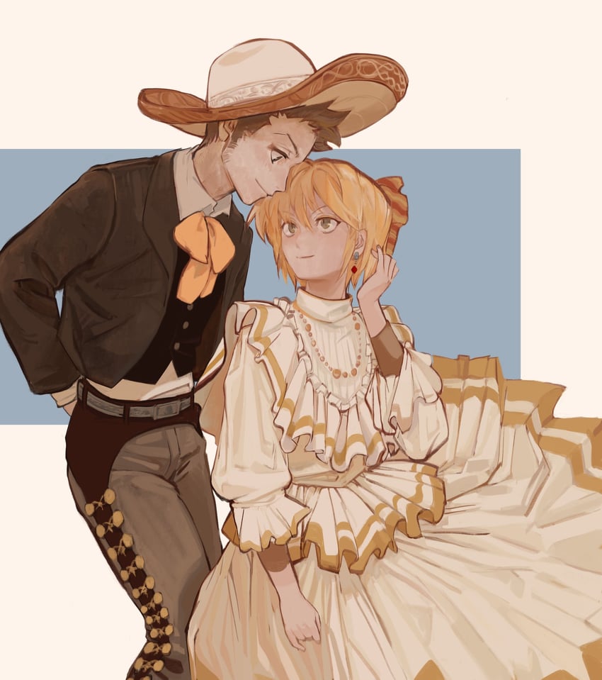 kurapika and leorio paladiknight (hunter x hunter) drawn by ik18166181ik