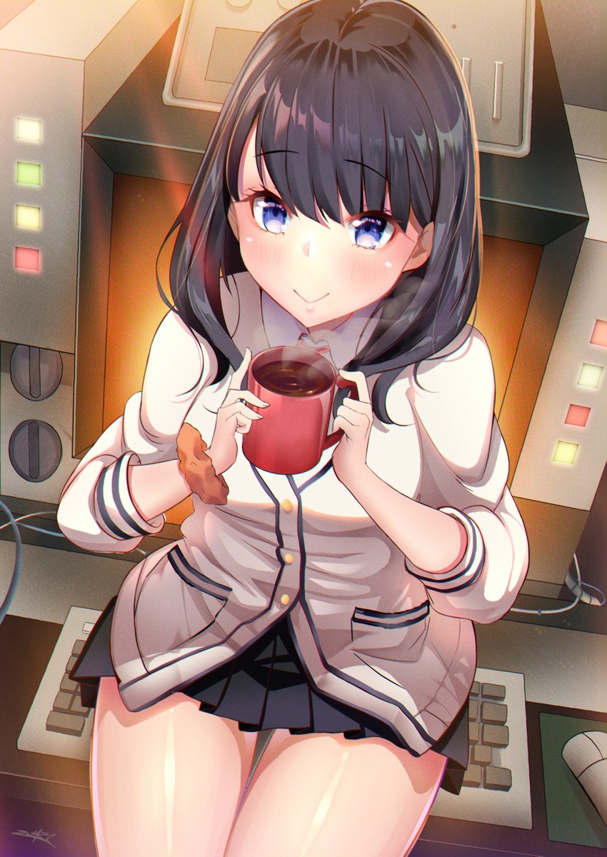 takarada rikka (gridman universe and 1 more) drawn by zotari